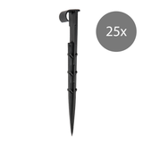 Bradas Rohrschelle – Erdungsbügel für 16 mm PE-Schlauch – Länge 18 cm – 25 Stück 