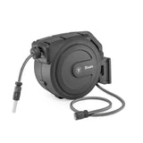 Bradas Wand-Schlauchbox WHITE LINE 13 mm (1/2") - 20 m - Automatischer Selbsteinzug - komplett mit Kupplungen Bradas