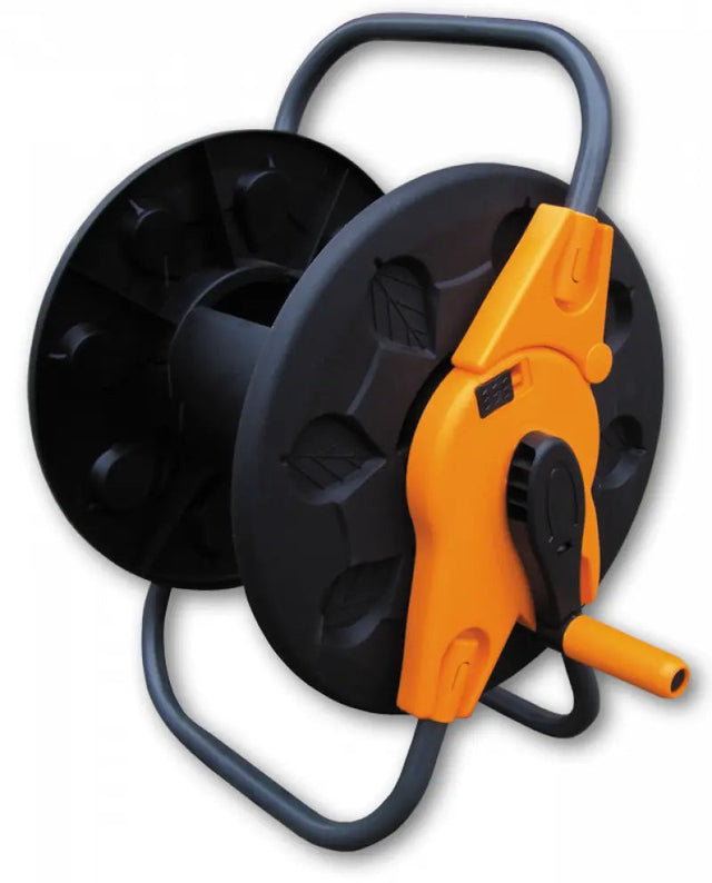 Bradas AQUA-REEL 13 mm (1/2") – 60 m Schlauchtrommel – rostfrei – orange-schwarz Bradas