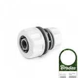 Bradas WHITE LINE Schlauchverbinder 19 mm (3/4") / 13 mm (1/2") zur universellen Schlauchreparatur.