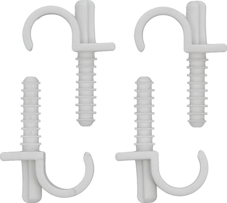 Vorel Einschlagbügel weiß für 15-16 mm Rohrleitungen