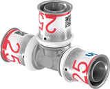 Installationsfitting für 3-Wege-Verteilung von MLC-Rohren