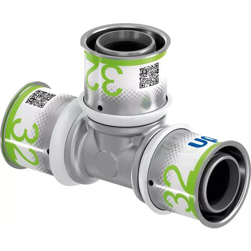 Uponor T-Stück Pressfitting aus Messing