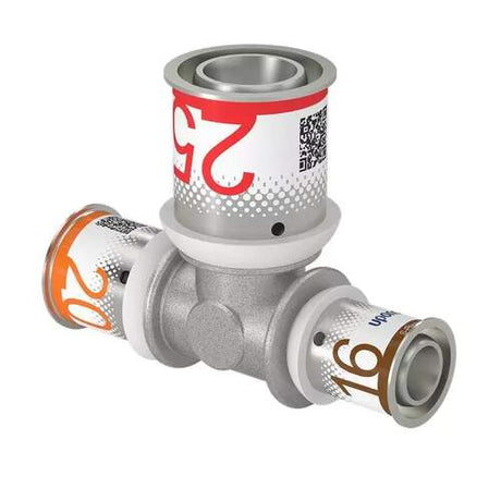 Übergangs-T-Stück mit visuellen Kontrollhülsen