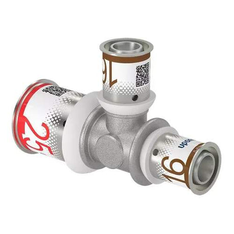 Pressfitting T-Stück mit unterschiedlichen Durchmessern von Uponor
