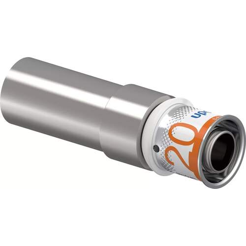 Pressfitting von Uponor mit Sichtkontrolle