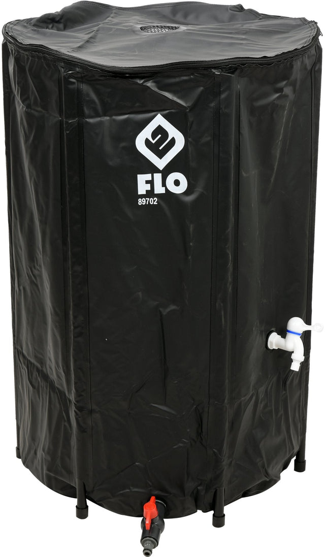 Flo faltbare Regentonne 250 Liter aus PVC für den Garten