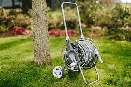 Bradas Schlauchwagen-Set WHITE SILVER PLUS 50m + Zubehör Installatie-shop