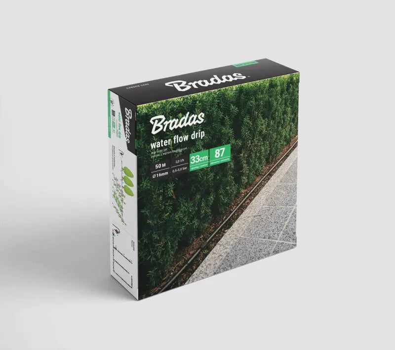 Bradas Set WATER FLOW DRIP Schlauch 50m Bewässerung | Installatie-shop.nl