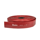 Bradas Flachschlauch AGRO-FLAT W.P.7 / B.P.21 Bar 3" / 50m ROT