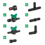 Bradas Set mit Zubehör für Tropfschlauch 16 mm – 81-teilig Bradas