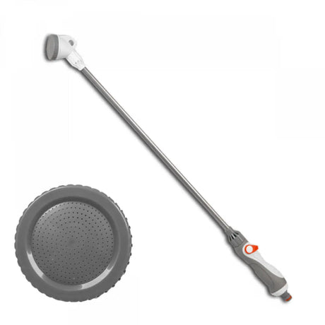 Bradas WHITE LINE Spritzkopf mit 74 cm Verlängerung, Metallkonstruktion und Softgriff.
