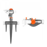 Bradas WHITE LINE TRITON Impulsregner auf Dreifach-Spike – Sektorregner mit 539 m² Beregnungsfläche.