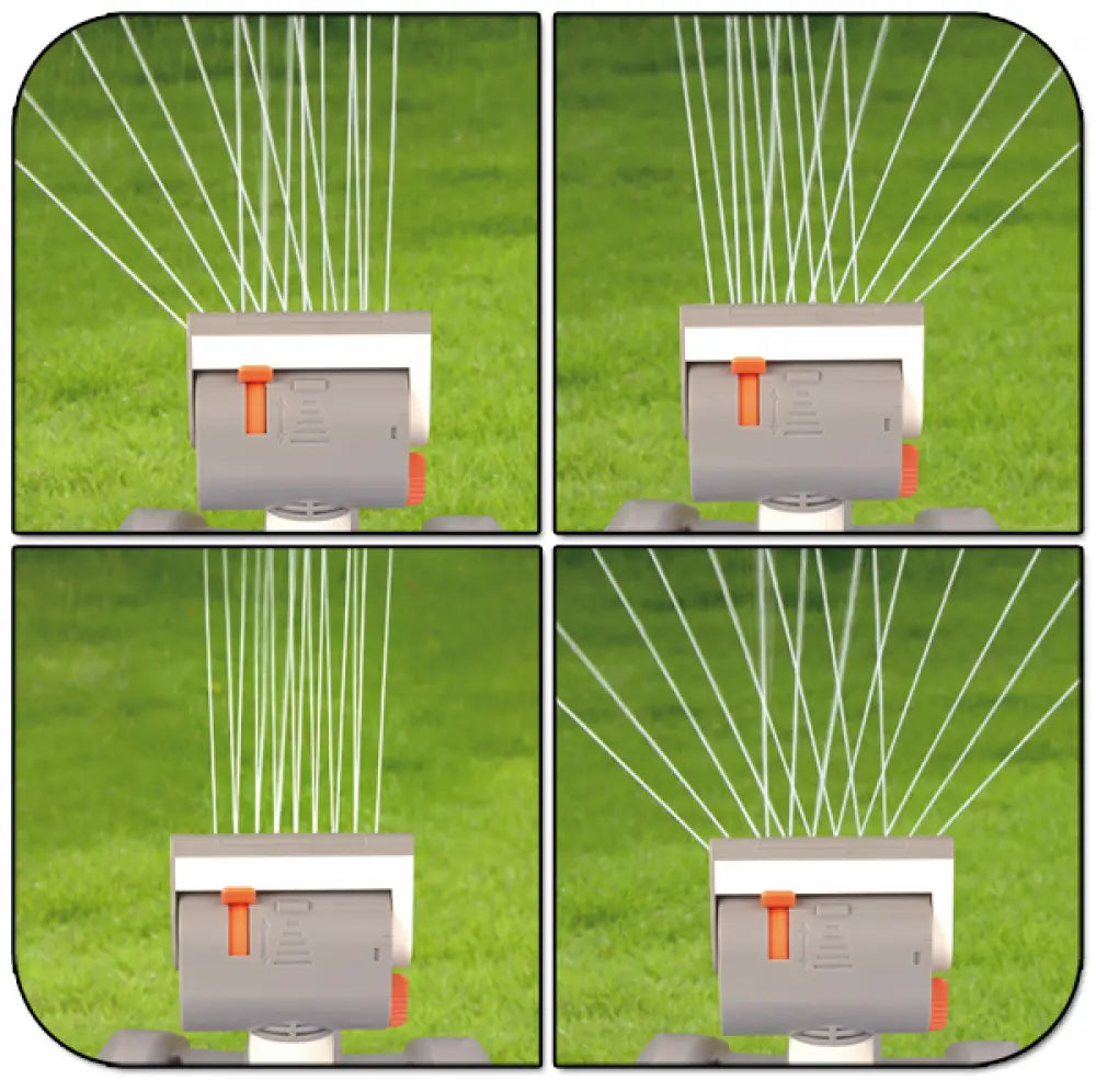Gartenbewässerung mit dem Bradas WHITE LINE Turbo-Oszillationssprenger – effiziente Abdeckung bis zu 378 m².