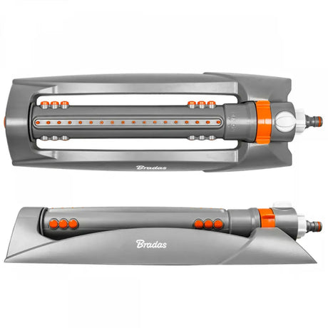 Bradas WHITE LINE Verstellbarer oszillierender Regner mit variabler Sprühbreite und einer Reichweite von bis zu 418 m².