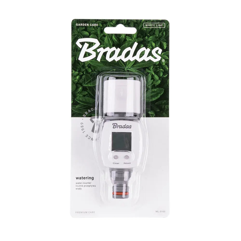 Bradas WHITE LINE Wasserzähler – Schnellkupplung + Adapter Bradas