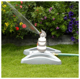 Bradas WHITE LINE zahnradgetriebener Sprinkler auf Standfuß – 4 Sprühmuster von Bradas