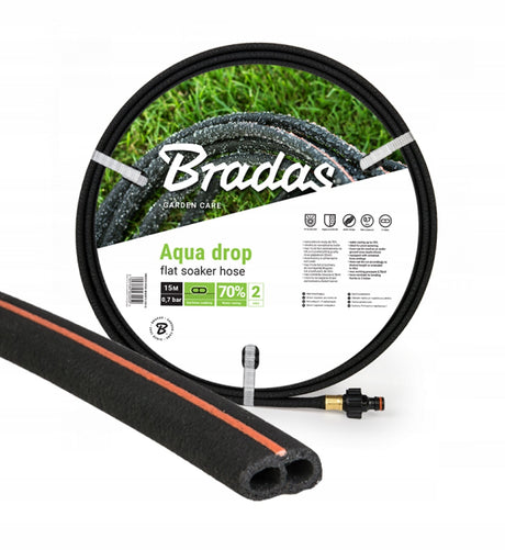 Flacher Bradas PE-Schlauch, 15 Meter