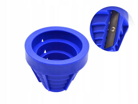 Abbildung des Geko Entgraters für PE-Rohre 20-63 mm, ein Handwerkzeug zum Glätten von Rohrkanten.