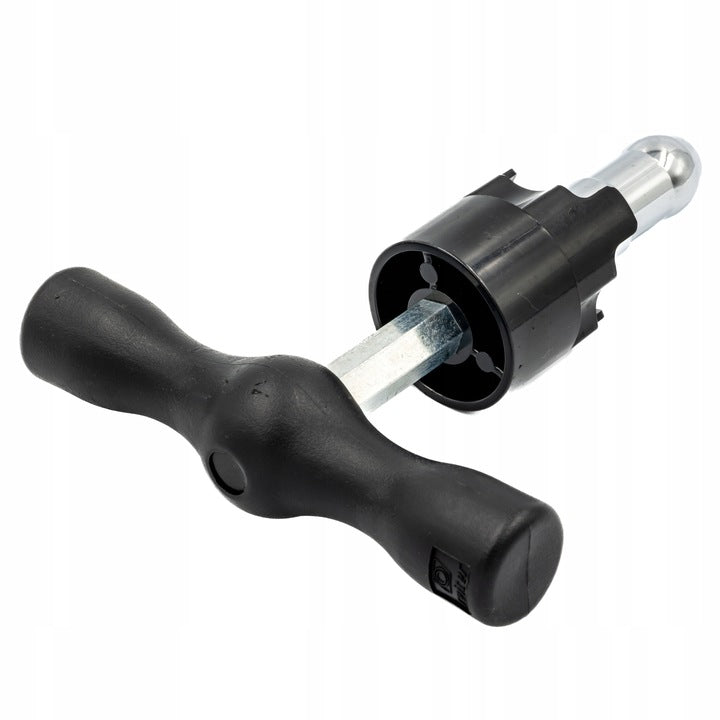 Metall-Kalibrierer und Entgrater für 32 mm PEX-Rohre, ideal für den professionellen Einsatz bei Mehrschichtverbundrohren.