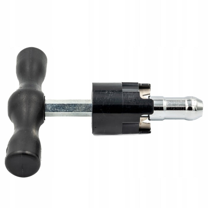 Diamond Kalibrierer für 32 mm PEX-Rohre mit integriertem Entgrater, sorgt für eine präzise und saubere Rohrmontage.