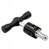 Robuster Metall-Kalibrierer mit Entgrater für 32 mm PEX-Rohre, für effiziente Rohrbearbeitung und saubere Verarbeitung.