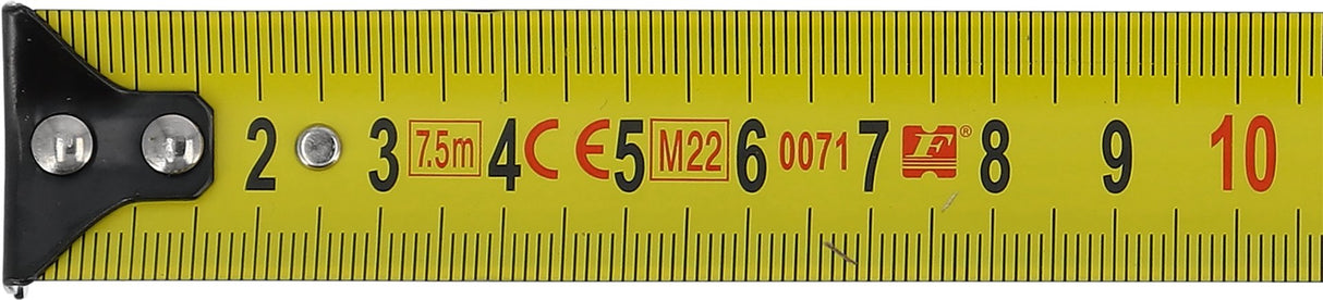 Detailansicht des Messbands mit Nylonbeschichtung