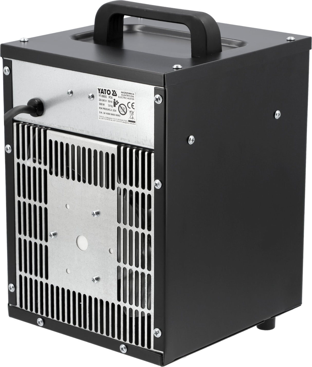 Heizer mit einstellbaren Leistungsstufen und Thermostat
