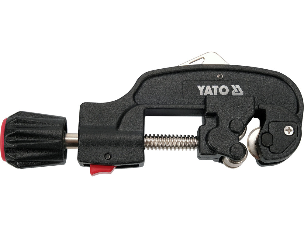 Yato Rohrschneider mit Entgrater für eine saubere Bearbeitung der Schnittkanten.