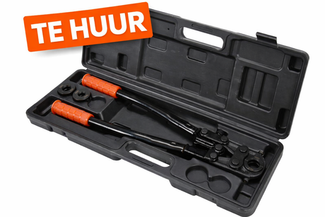 Toya Presszange zur Miete mit U- und TH-Pressprofilen 16, 20 und 25 mm im Koffer