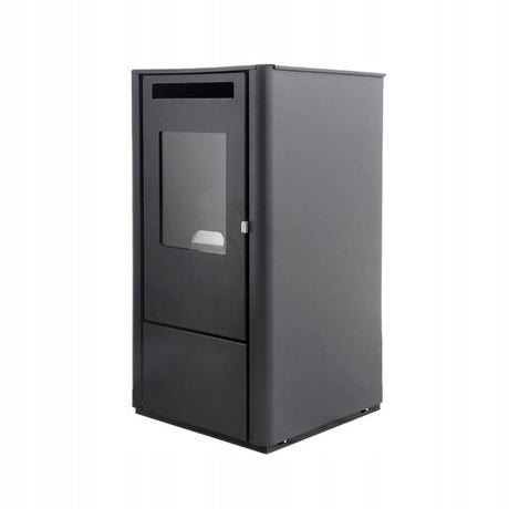 Zwarte geveldoorvoer EWG-80 voor pelletkachel