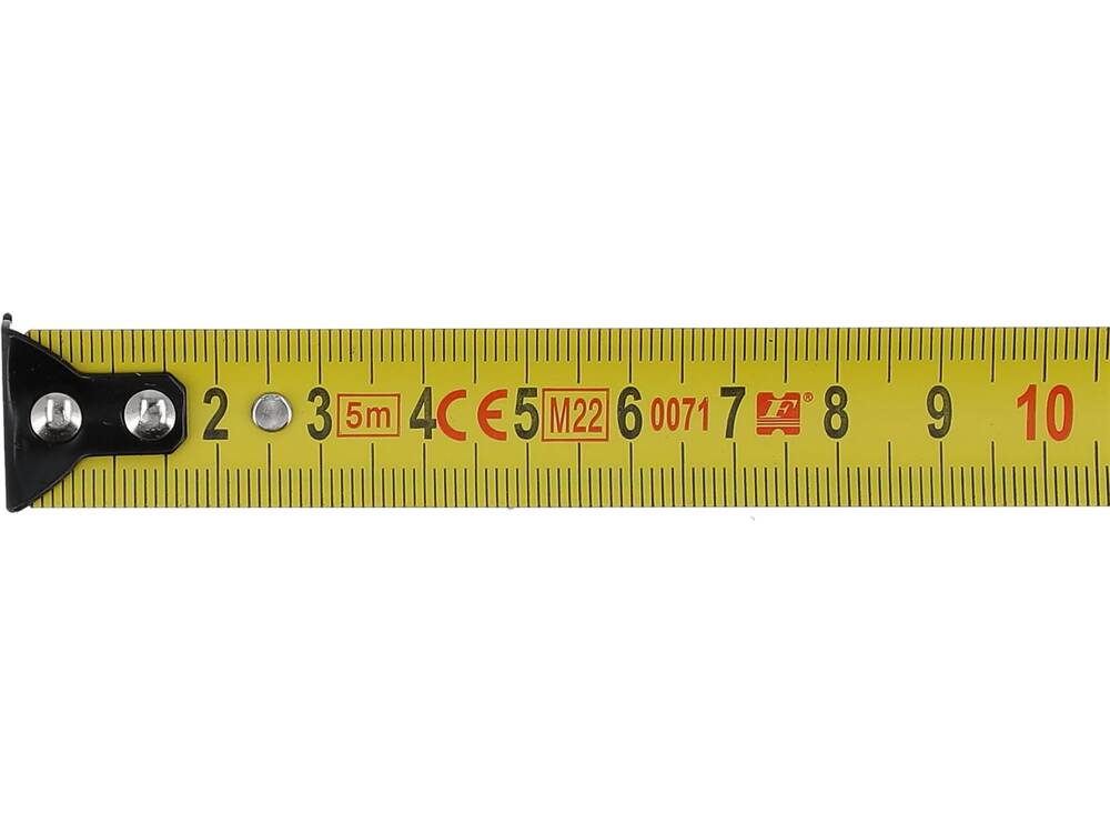 Yato Maßband 5 Meter, ideal für den Innen- und Außenbereich