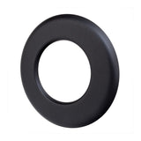 Schwarze Metallrosette Darco SPKP 80 mm