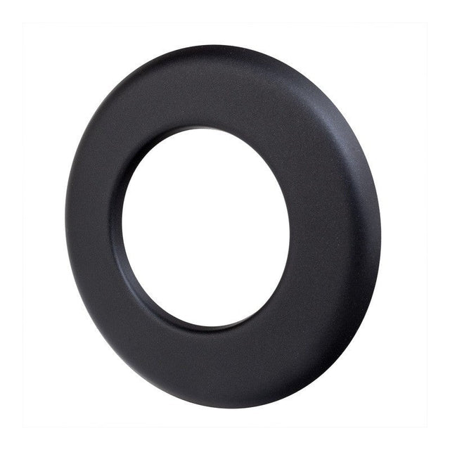 Schwarze Metallrosette Darco SPKP 80 mm