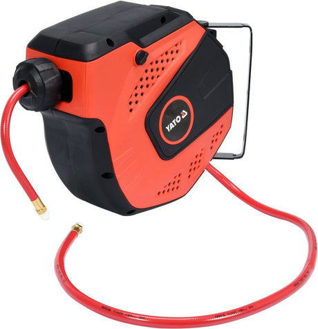 Yato Druckluftschlauchaufroller 10 m mit automatischer Aufrollfunktion